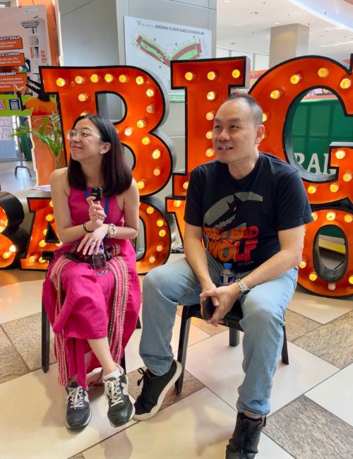 Ms. Ley Almeda, Country Manager of Big Bad Wolf Books Philippines, and Mr. Bernard Lee, Business Director of Big Bad Wolf Books Malaysia,